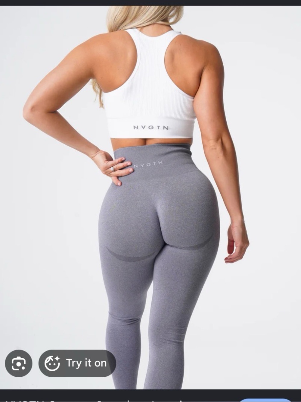 NVGTN Gray Sculpting Leggings